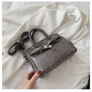 Large capacity women's handbag SSDF1856 - Gray