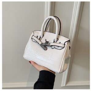 Large capacity women's handbag SSDF1856 - White