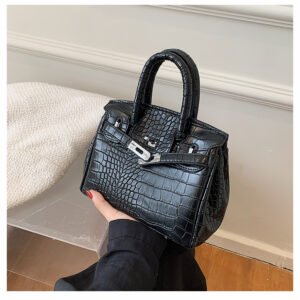 Large capacity women's handbag SSDF1856 - Black