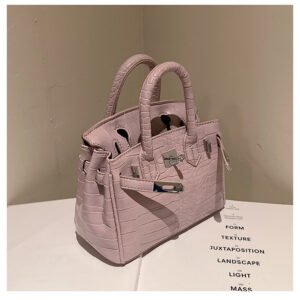 Large capacity women's handbag SSDF1856 - Pink