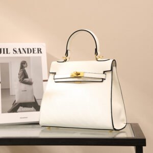 Large capacity women's handbag LE8603 - White