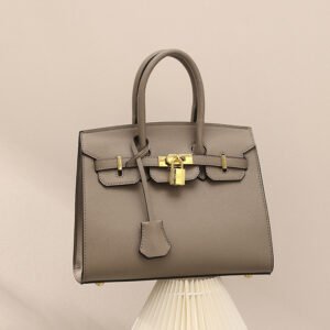 Large capacity women's handbag LE8064 - light grey