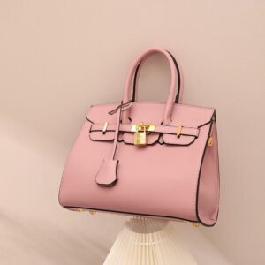 Large capacity women's handbag LE8064 - Pink
