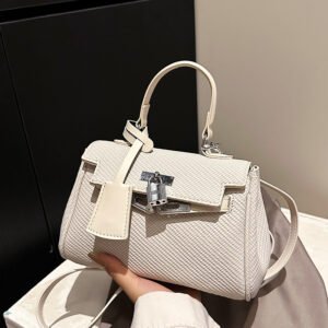 Factory Direct Wholesale Bolsos De Mujer Luxury Shoulder Bag Pu Leather Purses and Handbags 8826 - White