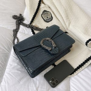 New chain women's shoulder bag YPKK815 - blue