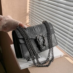New chain women's shoulder bag YPKK818 - Black