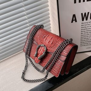 New chain women's shoulder bag YPKK818 - Red
