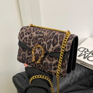 New chain women's shoulder bag YPKK894 - Black