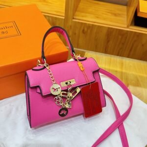 Hot Sales Sac a Main Purses and Handbags Handbag PU Leather Crossbody Bags for Women8815 - Pink