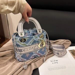 Wholesale women's shoulder bag PU leather small square box bag - Gray