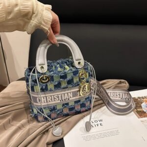 Wholesale women's shoulder bag PU leather small square box bag - Green