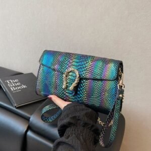 New chain women's shoulder bag YPKK9013 - Deep Blue