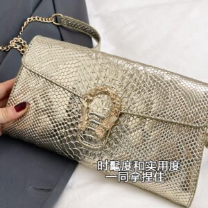 New chain women's shoulder bag YPKK9013 - Golden