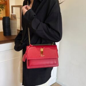 New chain women's shoulder bag YPKK9017 - Red