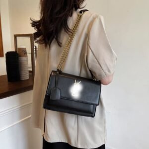 New chain women's shoulder bag YPKK9017 - Black