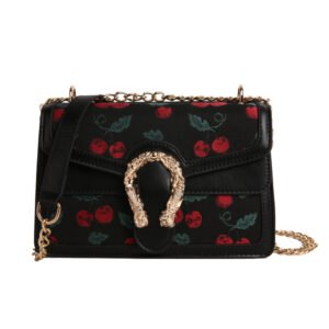 New chain women's shoulder bag FGZ5596 - Black