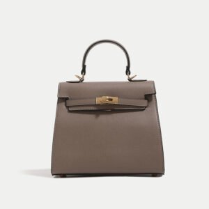 Large capacity women's handbag LE8603 - light grey