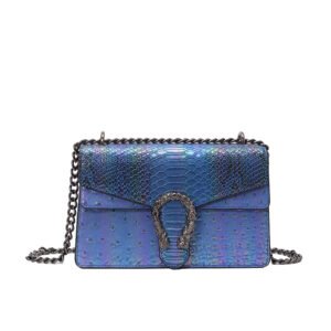New chain women's shoulder bag YPKK9016 - blue