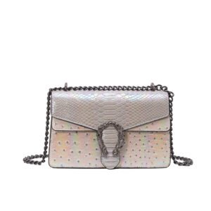 New chain women's shoulder bag YPKK9016 - Brown