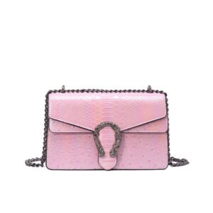 New chain women's shoulder bag YPKK9016 - Pink