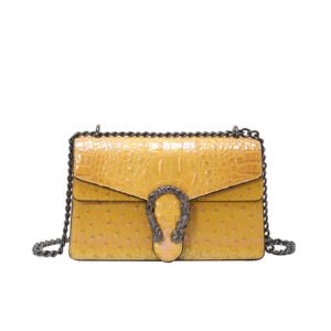 New chain women's shoulder bag YPKK9015 - Yellow